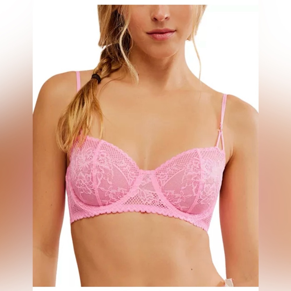 Free People Care FP Reya Lace Underwire Bra